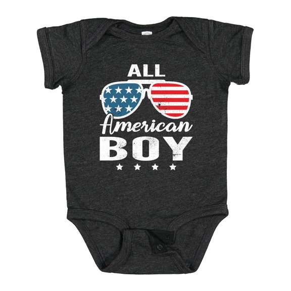 Inktastic All American Boy USA Parade Boys Baby Bodysuit