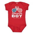 thumbnail image 1 of Inktastic All American Boy USA Parade Boys Baby Bodysuit, 1 of 5