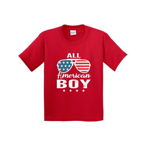 Inktastic All American Boy USA Parade Youth T-Shirt