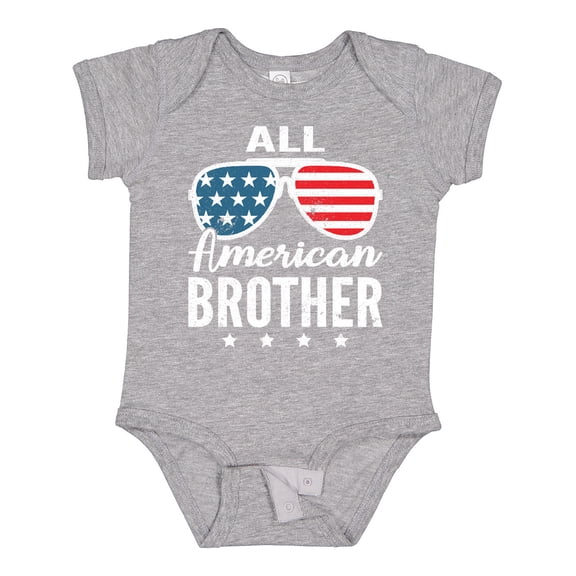 Inktastic All American Brother USA Parade Boys Baby Bodysuit