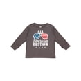thumbnail image 1 of Inktastic All American Brother USA Parade Boys Long Sleeve Toddler T-Shirt, 1 of 5
