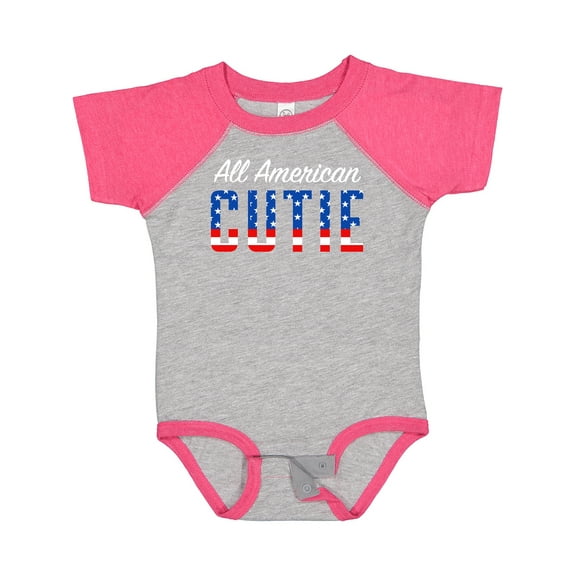 Inktastic All American Cutie Boys or Girls Baby Bodysuit