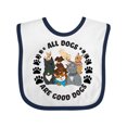 thumbnail image 1 of Inktastic All Dogs Are Good Dogs with Cute Dog Family Boys or Girls Baby Bib, 1 of 4