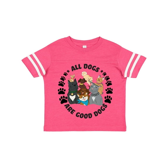 Inktastic All Dogs are Good Dogs with Cute Dog Family Boys or Girls Toddler T-Shirt