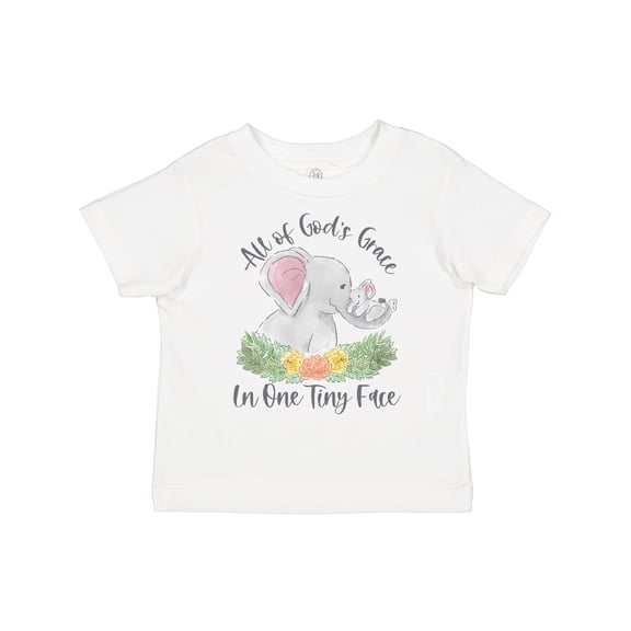 Inktastic All Of God's Grace In One Tiny Face Boys or Girls Toddler T-Shirt