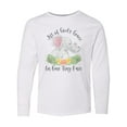 thumbnail image 1 of Inktastic All Of God's Grace In One Tiny Face Long Sleeve Youth T-Shirt, 1 of 5