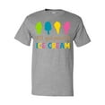 thumbnail image 1 of Inktastic All You Need Is Ice Cream - Blue Pink Yellow Green T-Shirt, 1 of 5