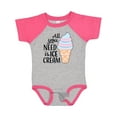 thumbnail image 1 of Inktastic All You Need is Ice Cream with Ice Cream Cone Boys or Girls Baby Bodysuit, 1 of 5