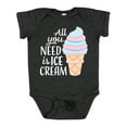 thumbnail image 1 of Inktastic All You Need is Ice Cream with Ice Cream Cone Boys or Girls Baby Bodysuit, 1 of 5
