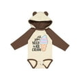 thumbnail image 1 of Inktastic All You Need is Ice Cream with Ice Cream Cone Boys or Girls Long Sleeve Baby Bodysuit, 1 of 5