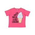 thumbnail image 1 of Inktastic All You Need is Ice Cream with Ice Cream Cone Boys or Girls Toddler T-Shirt, 1 of 5
