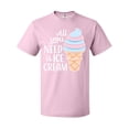 thumbnail image 1 of Inktastic All You Need is Ice Cream with Ice Cream Cone T-Shirt, 1 of 5