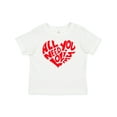 thumbnail image 1 of Inktastic All You Need is Love Red Heart Shape Boys or Girls Baby T-Shirt, 1 of 5
