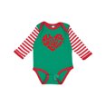 thumbnail image 1 of Inktastic All You Need is Love Red Heart Shape Boys or Girls Long Sleeve Baby Bodysuit, 1 of 5