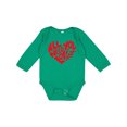 thumbnail image 1 of Inktastic All You Need is Love Red Heart Shape Boys or Girls Long Sleeve Baby Bodysuit, 1 of 4