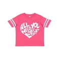 thumbnail image 1 of Inktastic All You Need is Love White Heart Shape Boys or Girls Toddler T-Shirt, 1 of 5