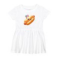 thumbnail image 1 of Inktastic All-american Hot Dog Girls Baby Dress, 1 of 5