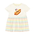 thumbnail image 1 of Inktastic All-american Hot Dog Girls Baby Dress, 1 of 5