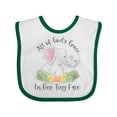 thumbnail image 1 of Inktastic All of God's Grace in One Tiny Face Boys or Girls Baby Bib, 1 of 4