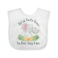thumbnail image 1 of Inktastic All of God's Grace in One Tiny Face Boys or Girls Baby Bib, 1 of 4