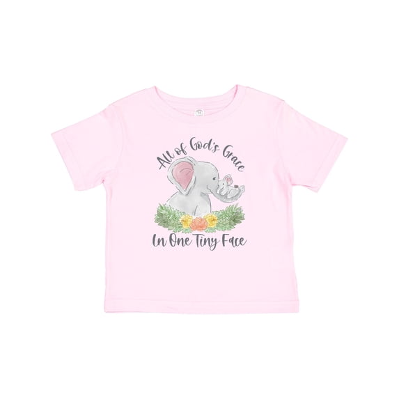 Inktastic All of God's Grace in One Tiny Face Boys or Girls Baby T-Shirt