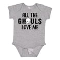 thumbnail image 1 of Inktastic All the Ghouls Love Me with Ghost Boys or Girls Baby Bodysuit, 1 of 5
