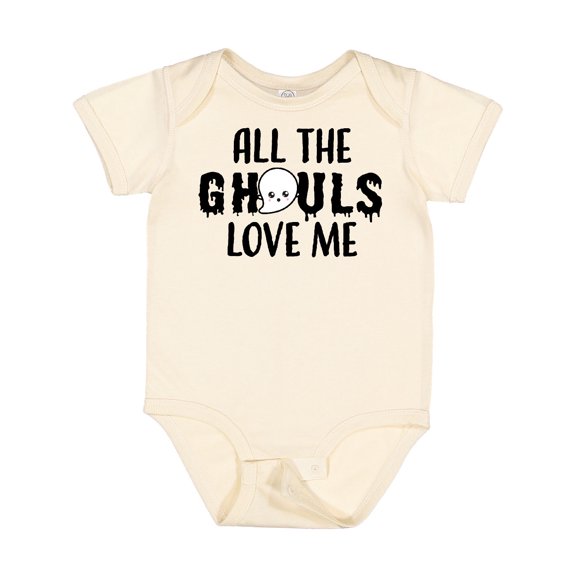 Inktastic All the Ghouls Love Me with Ghost Boys or Girls Baby Bodysuit