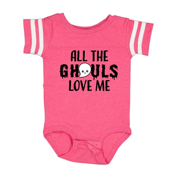 Inktastic All the Ghouls Love Me with Ghost Boys or Girls Baby Bodysuit