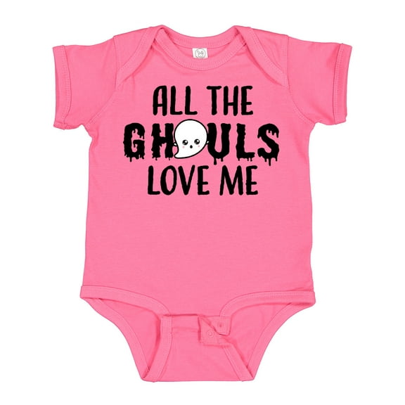 Inktastic All the Ghouls Love Me with Ghost Boys or Girls Baby Bodysuit