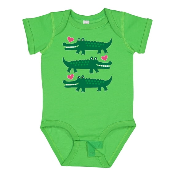 Inktastic Alligator Crocodile Reptile Girls Baby Bodysuit