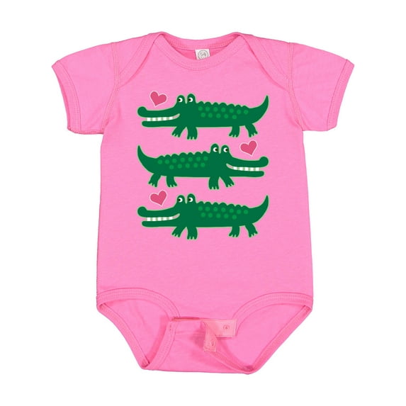 Inktastic Alligator Crocodile Reptile Girls Baby Bodysuit