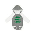 thumbnail image 1 of Inktastic Alligator Crocodile Reptile Girls Long Sleeve Baby Bodysuit, 1 of 5