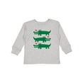 thumbnail image 1 of Inktastic Alligator Crocodile Reptile Girls Long Sleeve Toddler T-Shirt, 1 of 5