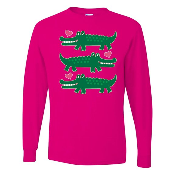 Inktastic Alligator Crocodile Reptile Long Sleeve T-Shirt