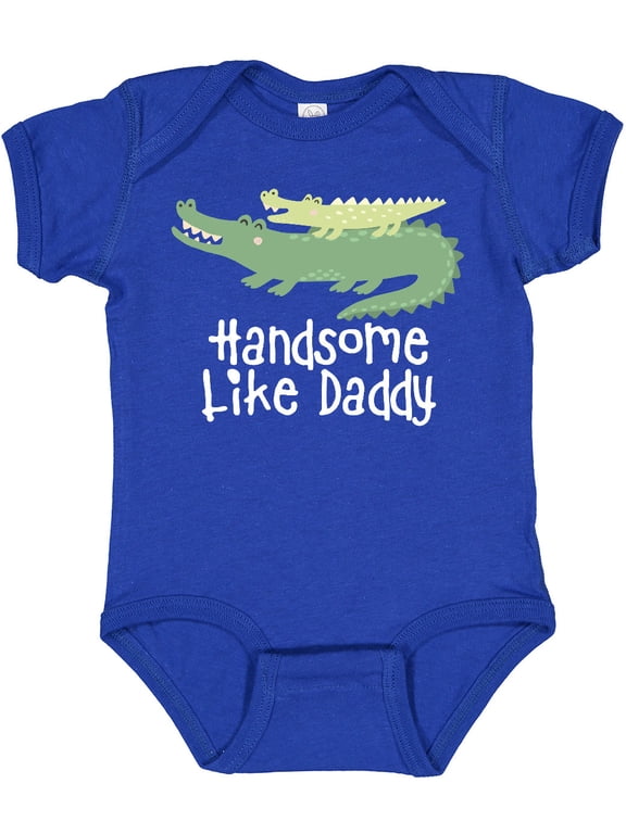Alligator Handsome Like Daddy Baby Boy Boys Baby Bodysuit