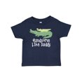 thumbnail image 1 of Inktastic Alligator Handsome Like Daddy Baby Boy Boys Baby T-Shirt, 1 of 5