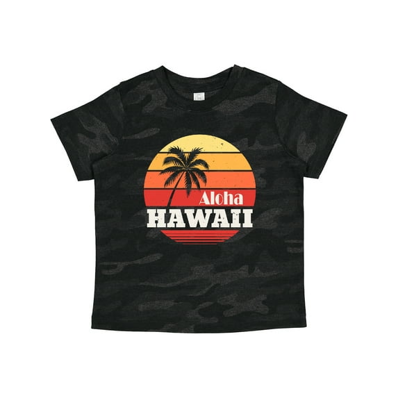 Inktastic Aloha Hawaii Vacation Retro Vintage Boys or Girls Toddler T-Shirt