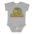 thumbnail image 1 of Inktastic Aloha Palm Boys or Girls Baby Bodysuit, 1 of 5