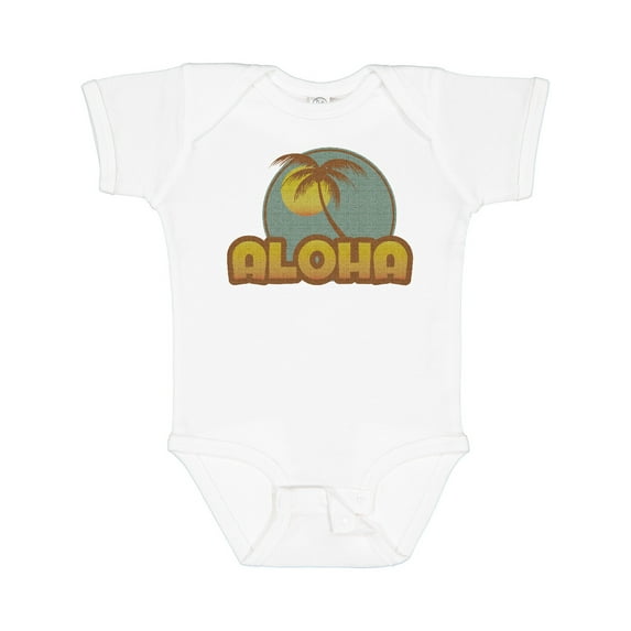 Inktastic Aloha Palm Boys or Girls Baby Bodysuit