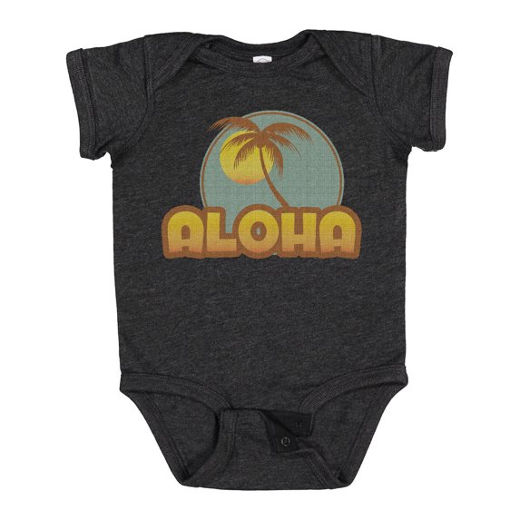 Inktastic Aloha Palm Boys or Girls Baby Bodysuit