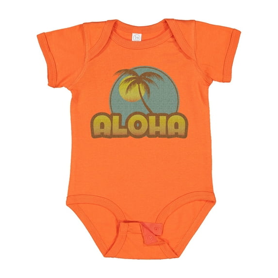 Inktastic Aloha Palm Boys or Girls Baby Bodysuit
