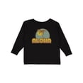 thumbnail image 1 of Inktastic Aloha Palm Boys or Girls Long Sleeve Toddler T-Shirt, 1 of 5