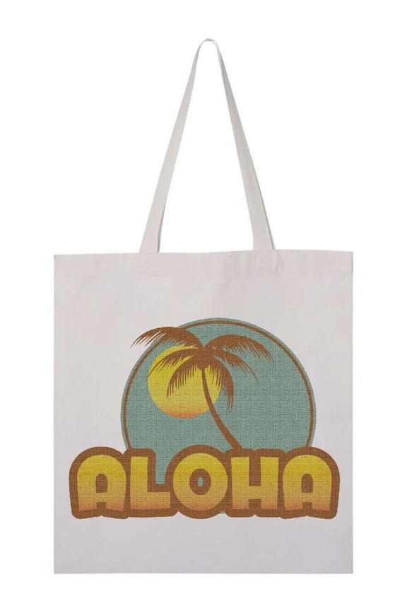 Aloha Palm Tote Bag
