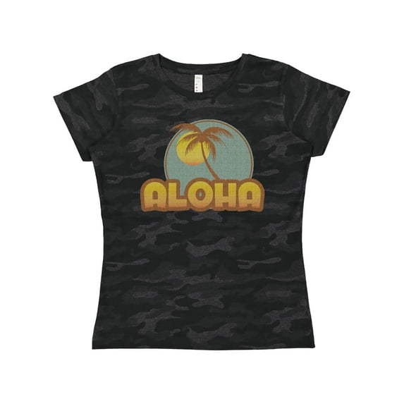 Inktastic Aloha Palm Women's T-Shirt