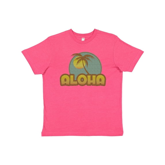 Inktastic Aloha Palm Youth T-Shirt