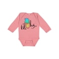 thumbnail image 1 of Inktastic Aloha- in cursive with pineapple rainbow colors Boys or Girls Long Sleeve Baby Bodysuit, 1 of 5