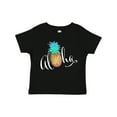 thumbnail image 1 of Inktastic Aloha- in cursive with pineapple rainbow colors Boys or Girls Toddler T-Shirt, 1 of 5