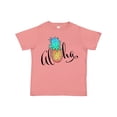thumbnail image 1 of Inktastic Aloha- in cursive with pineapple rainbow colors Boys or Girls Toddler T-Shirt, 1 of 5