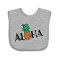 thumbnail image 1 of Inktastic Aloha- with Pineapple Boys or Girls Baby Bib, 1 of 4