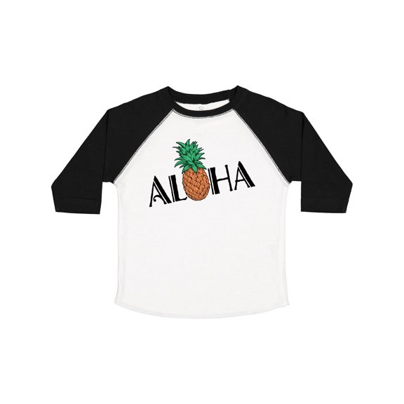 Inktastic Aloha- with Pineapple Boys or Girls Toddler T-Shirt